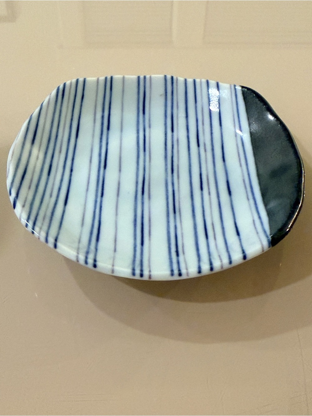 Mino ware Japanese Porcelain small shallow dish